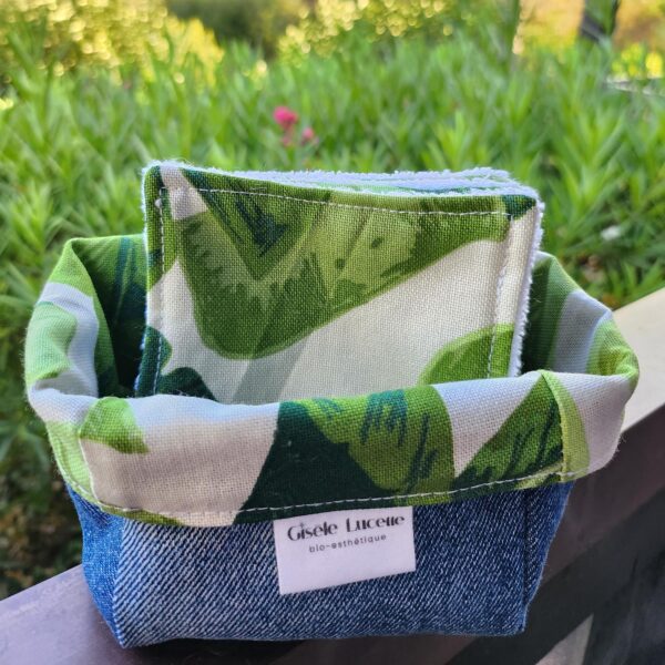 Lingettes démaquillantes tissu